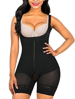 SHAPERX Shapewear for Women Tummy Control Fajas Full Body Shaper Butt Lifter Thigh Slimmer Shorts