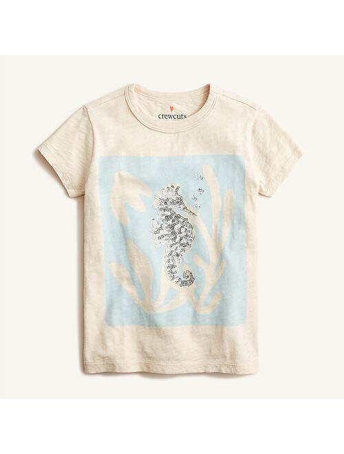 J.Crew Girls' sequin graphic T-shirt