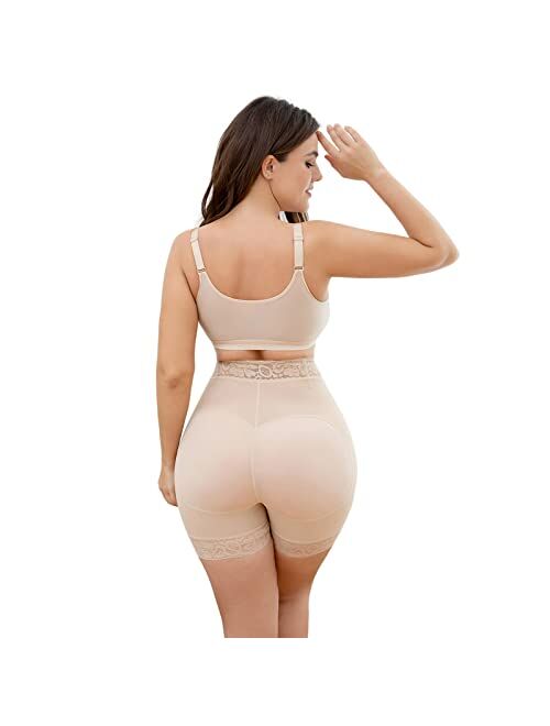 Kellylee Shapewear for Women Tummy Control High Waisted Butt Lifter Panties Compression Shorts Postpartum Underwear Boyshorts