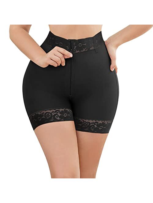 Kellylee Shapewear for Women Tummy Control High Waisted Butt Lifter Panties Compression Shorts Postpartum Underwear Boyshorts