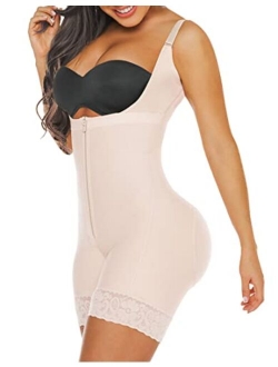 YIANNA Fajas Colombianas Shapewear for Women Postpartum Tummy Control Body Shaper Butt Lifter Bodysuit