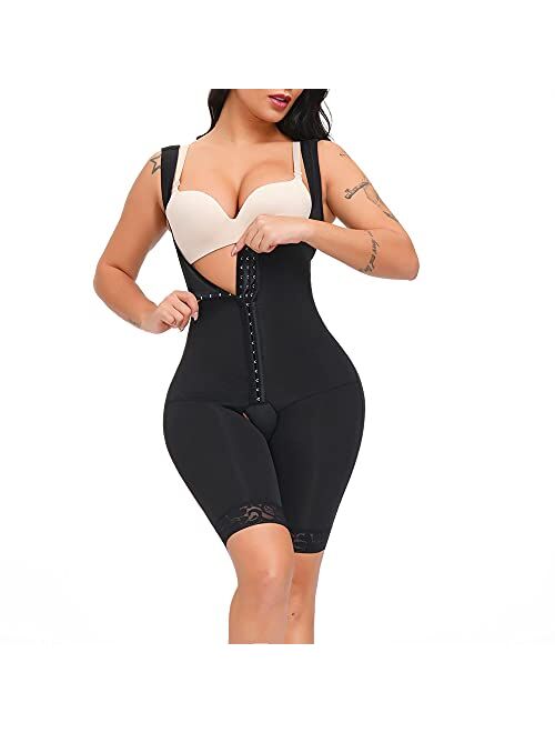 SPARSHINE Shapewear for Women Tummy Control Fajas Colombianas Body Shaper Open Bust Bodysuit For Women Waist Trainer