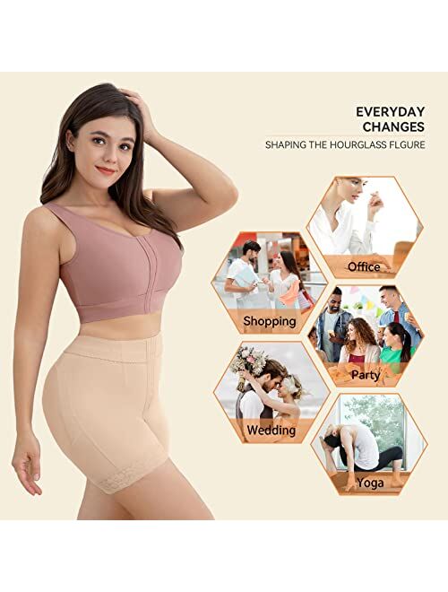 JOSHINE Tummy Control Shapewear Fajas Shorts Butt Lifter Panties Compression Underwear Waist Slimming Body Shaper Boyshorts