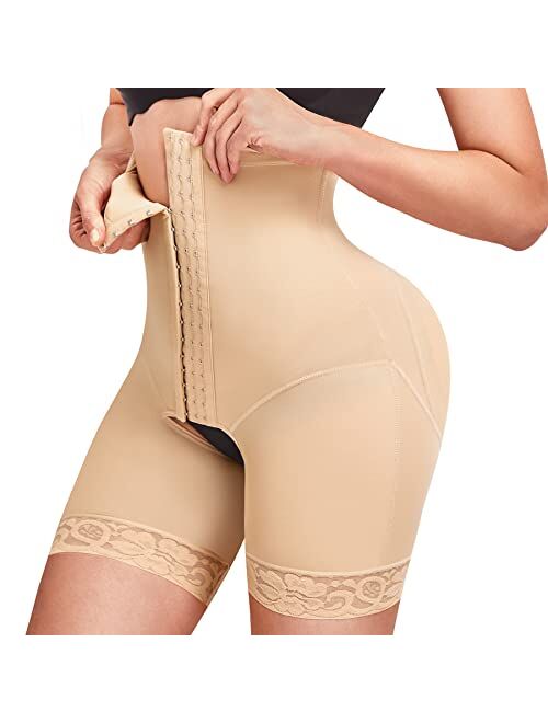 HAENPISY Women Butt Lifter Padded Shapewear Pads Hip Enhancer Tummy Control Panties High-waisted Body Shaper Underwear