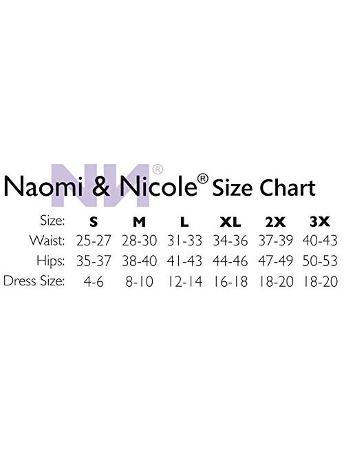 Naomi & Nicole Naomi and Nicole Women's Back Magic Firm Control Hi Waist Brief