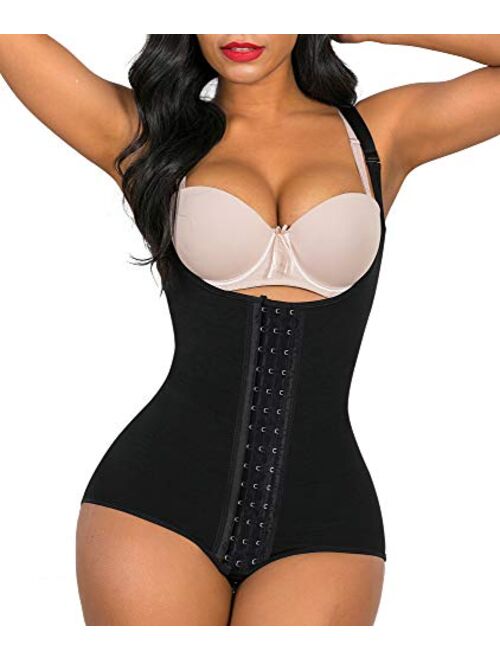 SHAPERX Shapewear for Women Tummy Control fajas colombianas Butt Lifter Body Shaper Front Hooks