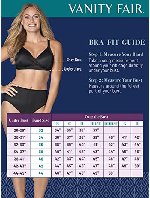 Vanity Fair Womens Lace Beauty Back Smoothing Bra Style-76382