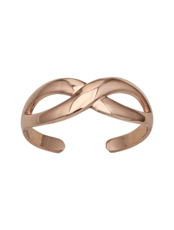 PRIMROSE Sterling Silver Infinity Band Toe Ring