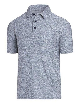 COVISS Men's Dry Fit Golf Polo Shirt