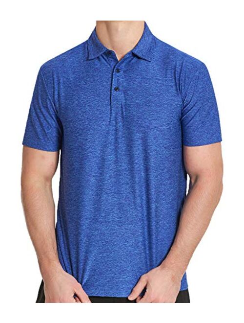 COVISS Men's Dry Fit Golf Polo Shirt