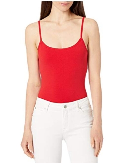 Stretch Cotton Cami with Built-in Shelf Bra