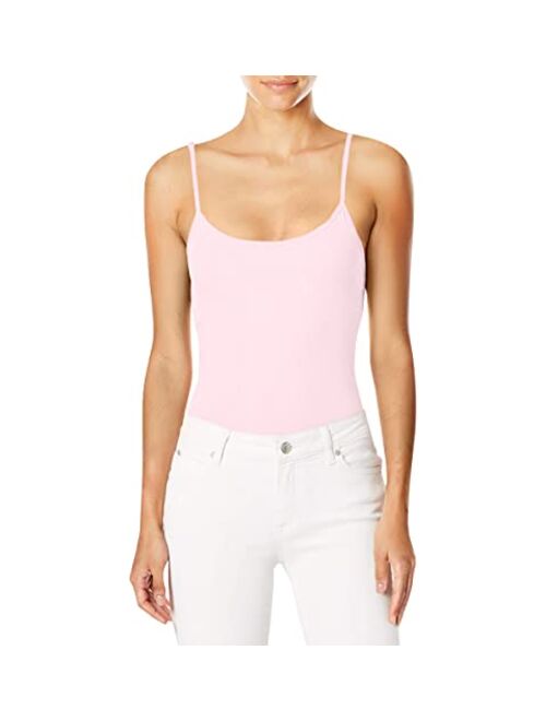 Hanes Stretch Cotton Cami with Built-in Shelf Bra