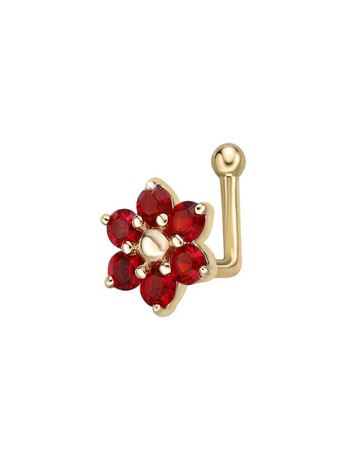 Lila Moon 14k Gold Flower Nose Ring