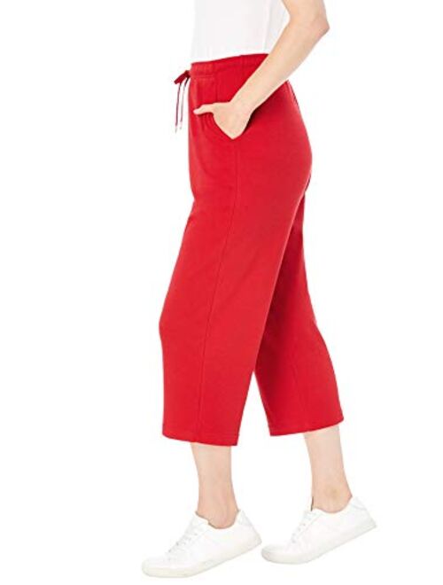 Woman Within Women's Plus Size Sport Knit Capri Pant