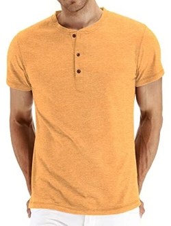 Sailwind Mens Henley Short/Long Sleeve T-Shirt Cotton Casual Shirt