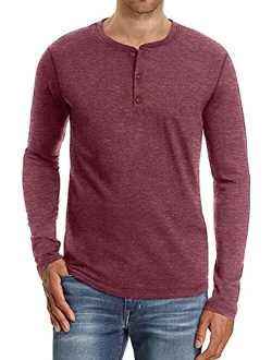 Sailwind Mens Henley Short/Long Sleeve T-Shirt Cotton Casual Shirt