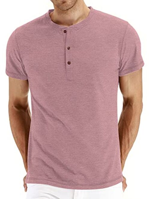 Sailwind Mens Henley Short/Long Sleeve T-Shirt Cotton Casual Shirt