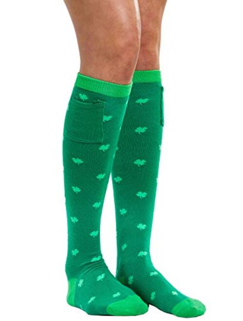 Tipsy Elves Women's Knee Socks Fun and Festive Holiday Socks for Women with Cute Patterns