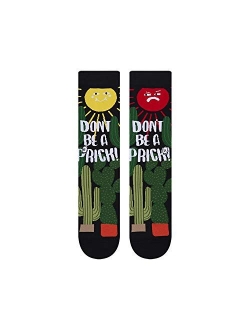 BooSocki Funny Socks, Casual Novelty Crew Sock, Unisex Gifts for Men and Women