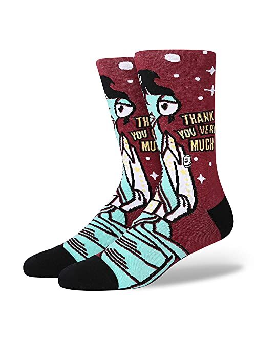 BooSocki Funny Socks, Casual Novelty Crew Sock, Unisex Gifts for Men and Women