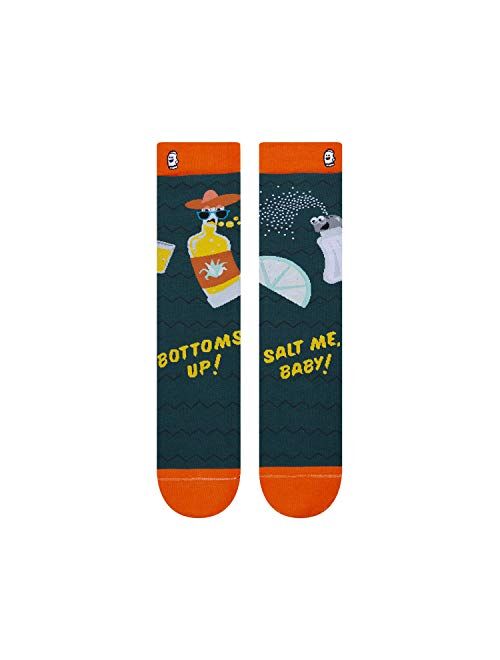 BooSocki Funny Socks, Casual Novelty Crew Sock, Unisex Gifts for Men and Women