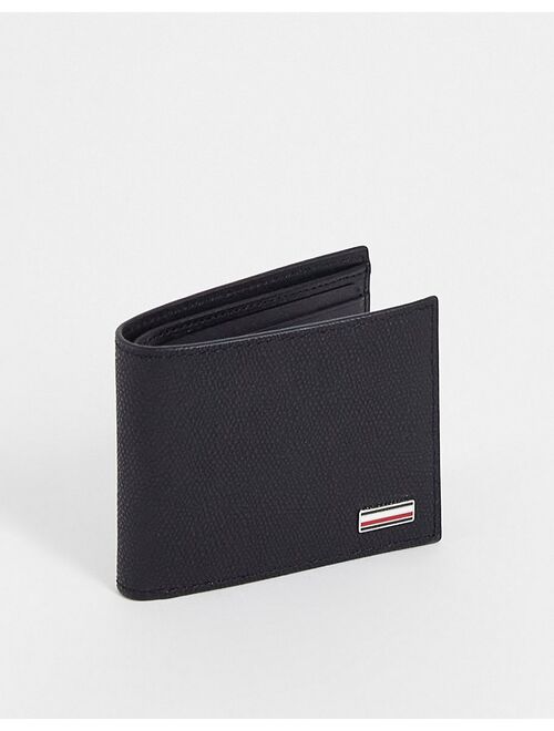 Tommy Hilfiger business flag wallet in black