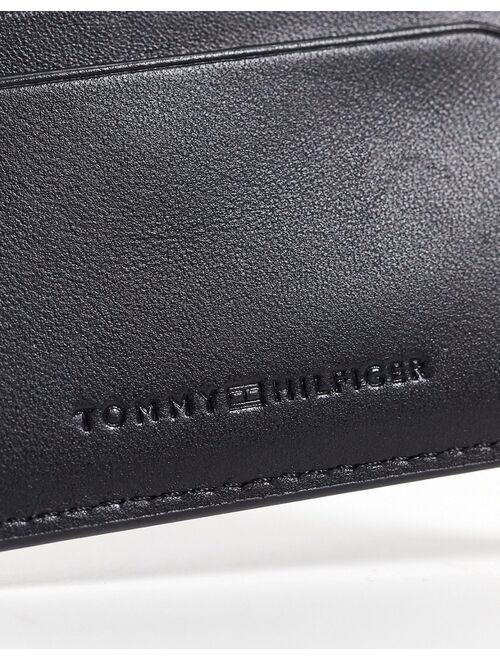 Tommy Hilfiger business flag wallet in black