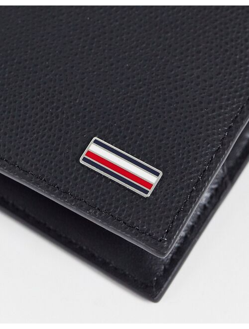 Tommy Hilfiger business flag wallet in black