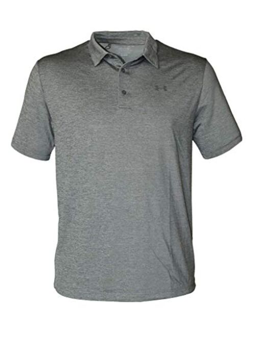 Under Armour Men's Play Off Heather Polo Shirt HeatGear Top 1351131