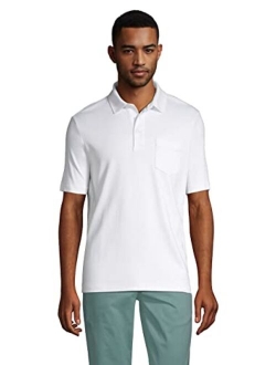 Men's Short Sleeve Super Soft Supima Polo Shirt with Pocket