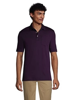 Men's Short Sleeve Super Soft Supima Polo Shirt with Pocket