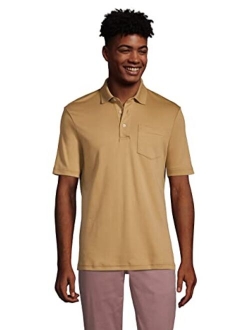 Men's Short Sleeve Super Soft Supima Polo Shirt with Pocket