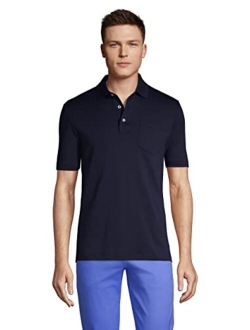 Men's Short Sleeve Super Soft Supima Polo Shirt with Pocket