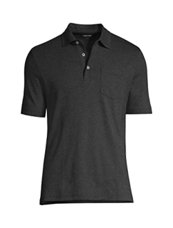 Men's Short Sleeve Super Soft Supima Polo Shirt with Pocket