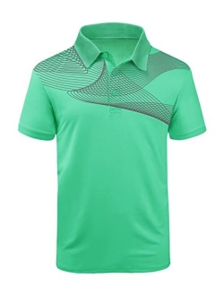 SCODI Men's Golf Polo Shirt Short Sleeve Tactical Polo Shirts Casual Tennis T-Shirt