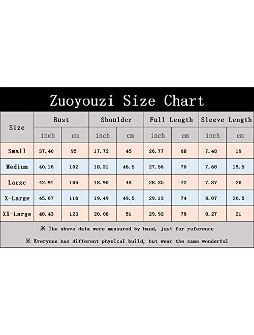 Zuoyouzi Men's Short Sleeve Casual Slim Fit Polo Shirts Basic Designed Classic Cut Cotton Shirts