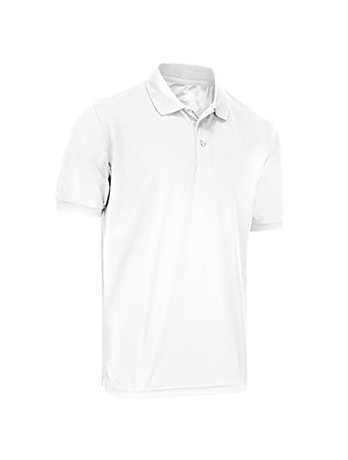 Premium Wear Men's High Moisture Wicking Polo T Shirts