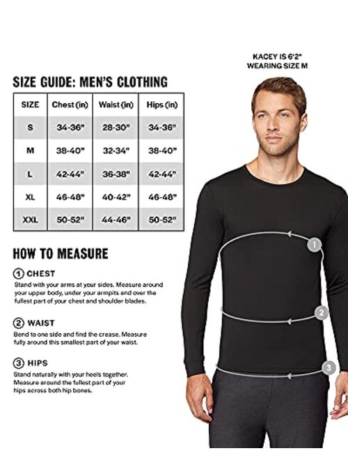 32 DEGREES 32 DEGREEES Men's Cool Classic Crew T-Shirt | Anti-Odor | 4-Way Stretch | Moisture Wicking