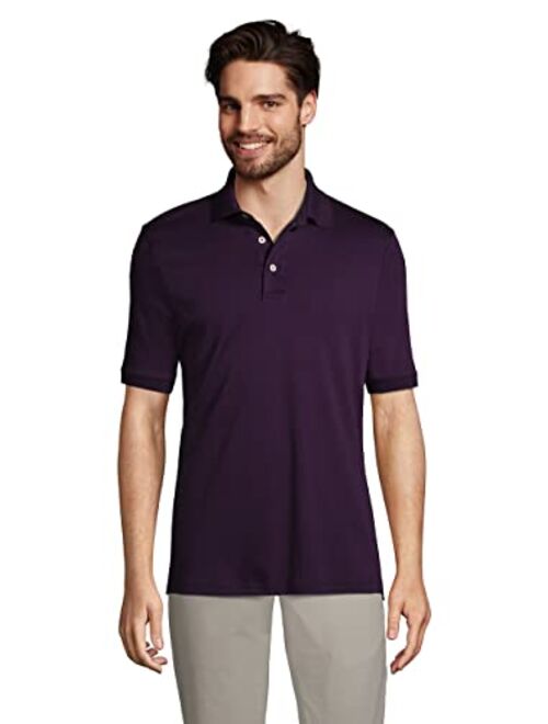 Lands' End Men's Short Sleeve Super Soft Supima Polo Shirt