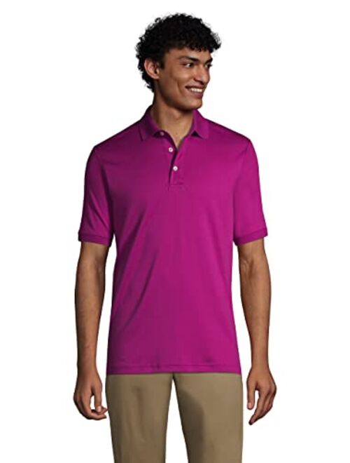 Lands' End Men's Short Sleeve Super Soft Supima Polo Shirt