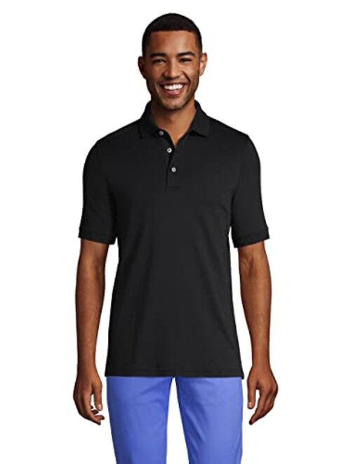 Lands' End Men's Short Sleeve Super Soft Supima Polo Shirt