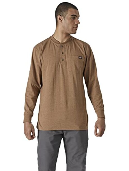 Dickies Men's Big-Tall Long-Sleeve Heavyweight Henley