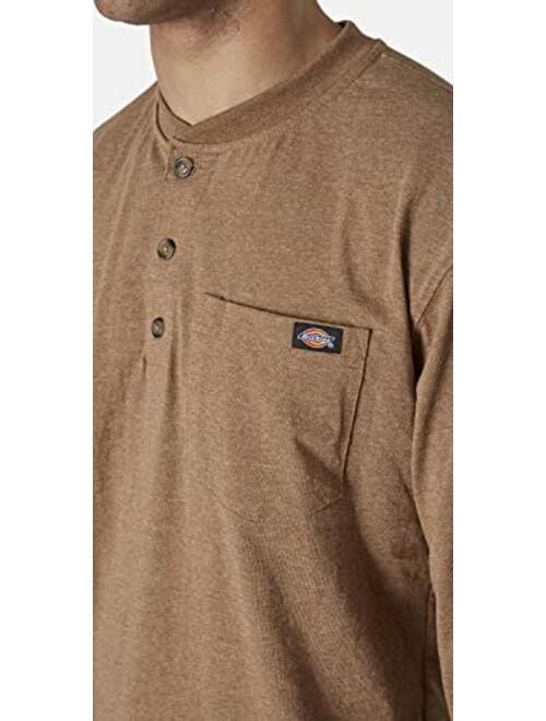 Dickies Men's Big-Tall Long-Sleeve Heavyweight Henley