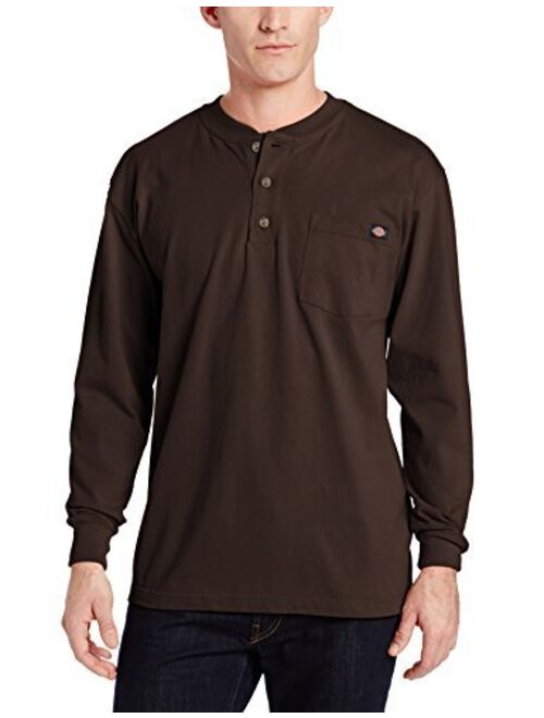 Dickies Men's Big-Tall Long-Sleeve Heavyweight Henley