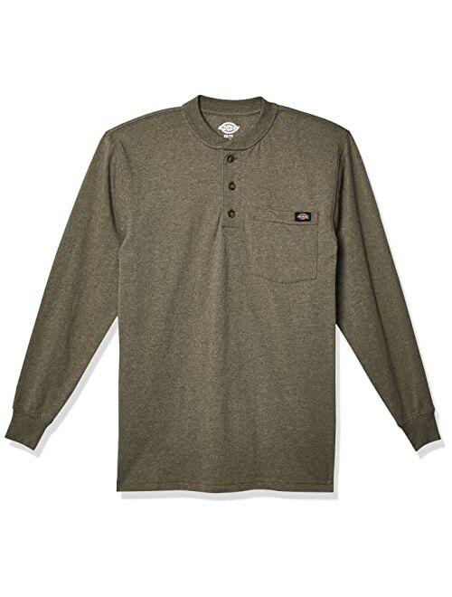 Dickies Men's Big-Tall Long-Sleeve Heavyweight Henley