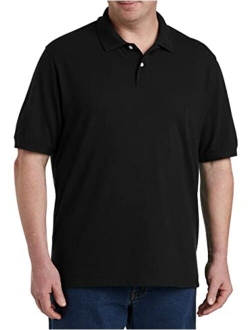 DXL Big and Tall Essentials Pique Mesh Short-Sleeve Polo Shirt