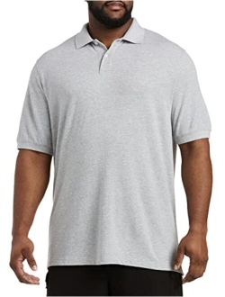 DXL Big and Tall Essentials Pique Mesh Short-Sleeve Polo Shirt