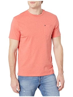 Men's Essential Short Sleeve Cotton Crewneck Pocket T-Shirt