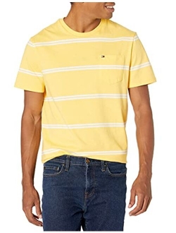 Men's Essential Short Sleeve Cotton Crewneck Pocket T-Shirt