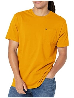 Men's Essential Short Sleeve Cotton Crewneck Pocket T-Shirt